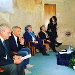 © 2013 - 22.5.2016_Lagopesole, cerimonia apertura museo emigrazione_Mollica, Benedetto, Scaglione, Summa_1