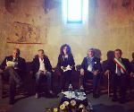 © 2013 - 22.5.2016_Lagopesole, cerimonia apertura museo emigrazione_Mollica, Benedetto, Scaglione, Summa_3