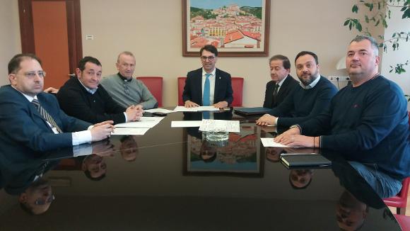 &copy; 2013 - Un momento dei lavori del nuovo ufficio di Presidenza del Consiglio 