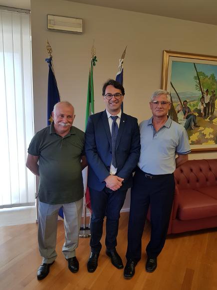 &copy; 2013 - Il presidente Cicala insieme a Sabia e Sileo