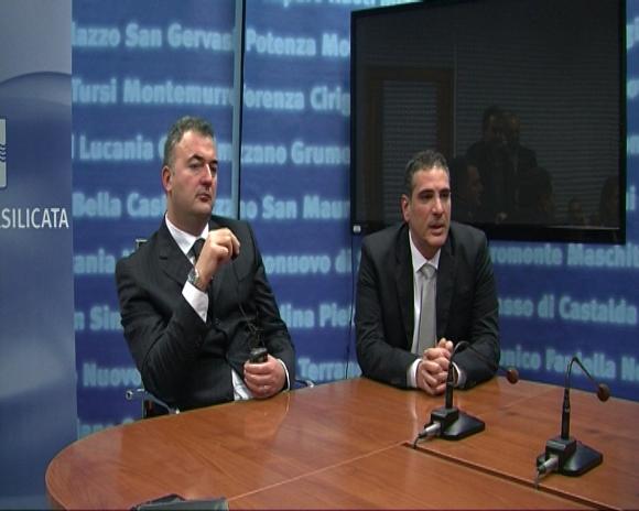 &copy; 2013 - Un momento della conferenza stampa del M5S