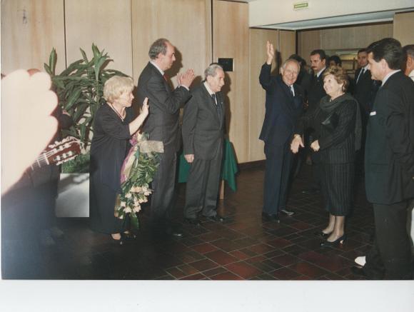 Bruno Albano con il Presidente della Repubblica Ciampi